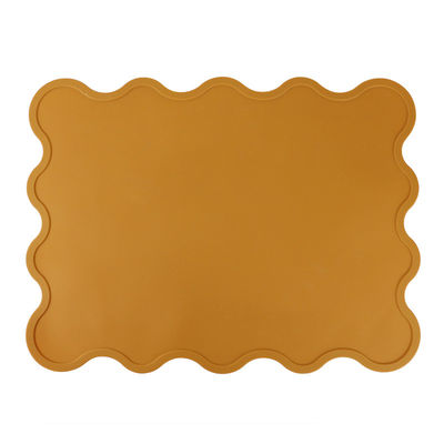 O silicone feito sob encomenda das crianças da cor de Pantone coloca a esteira para a criança que janta a alimentação