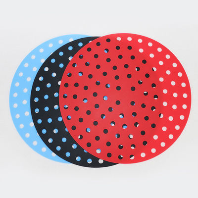 Grupo do Kitchenware do silicone do produto comestível, esteira resistente ao calor do silicone da frigideira do ar
