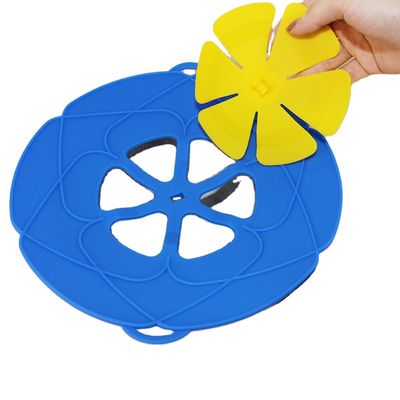 O multi potenciômetro do silicone da função cobre o anti derramamento resistente ao calor para a cozinha