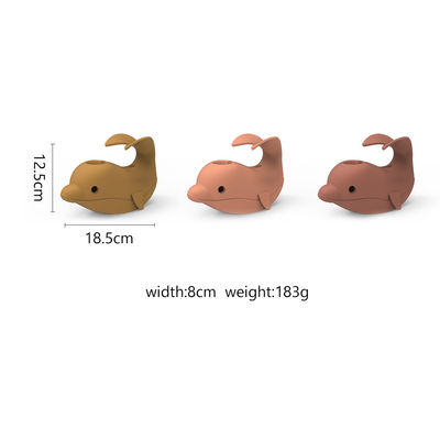 A segurança animal do torneira de banheira da forma do silicone cobre o delicado seguro para o bebê
