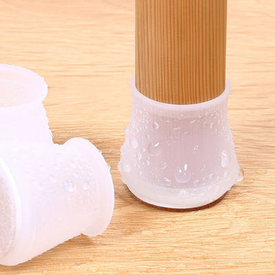 Silicone feito-à-medida amigável de Eco, protetores de pé de borracha macios da cadeira do silicone