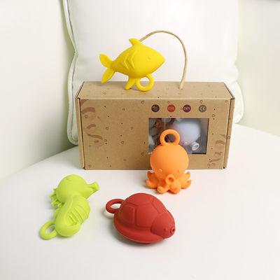 Crianças crianças banho flutuante brinquedos de silicone Bpa Grade gratuito de alimentos