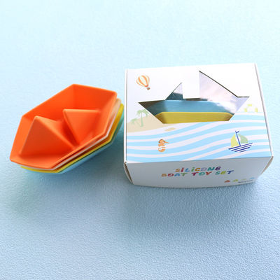 A água de flutuação do grupo do barco do silicone do banho brinca o produto comestível livre de Bpa