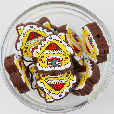 Contas Focais de Silicone Personalizadas para o Natal