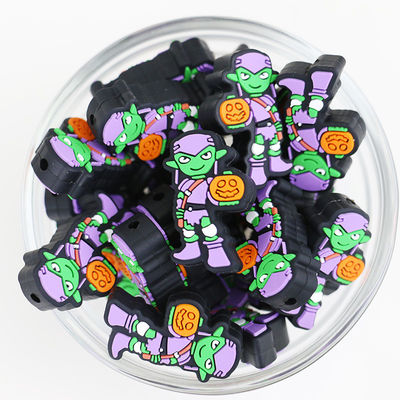 Grânulos focais DIY do silicone da série de Dia das Bruxas para Pen Keychains