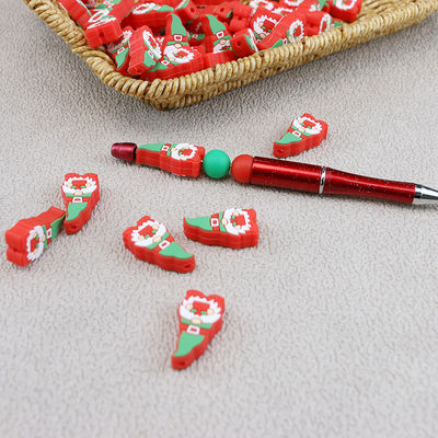 Grânulos focais dos gnomos bonitos do silicone dos desenhos animados 100 PCes baixo MOQ feito sob encomenda