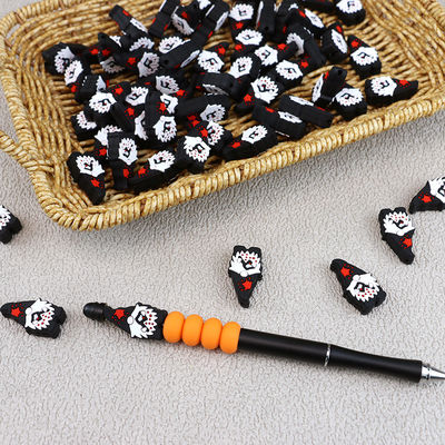 Grânulos focais dos gnomos bonitos do silicone dos desenhos animados 100 PCes baixo MOQ feito sob encomenda