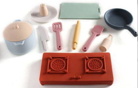 Bebê NOVO da CHEGADA 2023 que joga o produto comestível livre de BPA que cozinha grupos do presente do brinquedo do silicone da cozinha