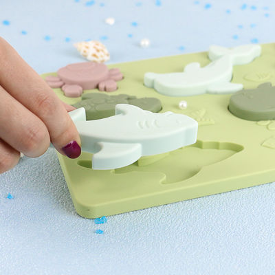 Enigma BPA Eco livre do silicone do mundo do oceano amigável para a educação das crianças