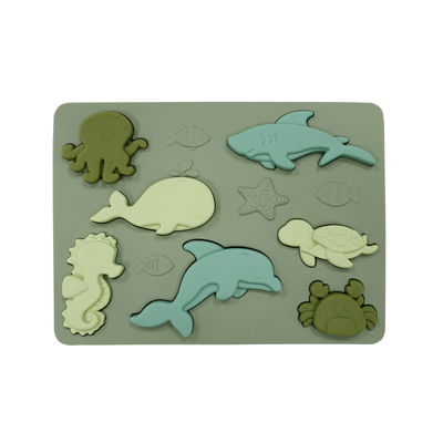Enigma BPA Eco livre do silicone do mundo do oceano amigável para a educação das crianças