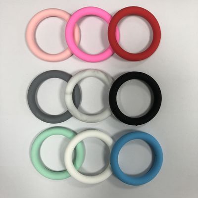 Grânulos focais do anel-O do silicone por atacado de PISSEN para keychains de DIY