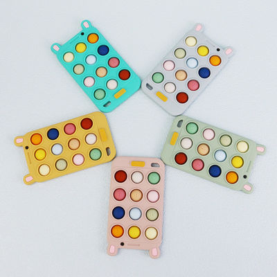 Forma livre Teethers do telefone celular do bebê do silicone de BPA para teeths do bebê do conforto e do relevo dolorosos