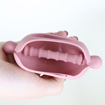 Vário silicone feito sob encomenda Teether do aperto do punho da forma do porco das formas para o bebê com vários projetos