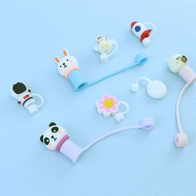 Cobertura de canudo de silicone personalizada -40 ℃ a 230 ℃ Faixa de temperatura Tamanho personalizado pingentes de topper de palha