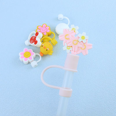 Charms Topper de palha disponíveis no atacado para canudinho de canudo de tamanho de material diferente