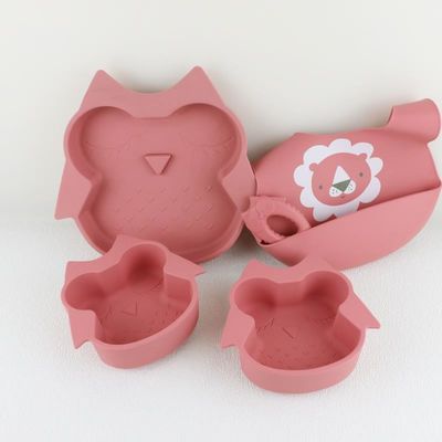 Os utensílios de mesa dobráveis do silicone ajustaram bacias &amp; canecas duráveis para o uso exterior