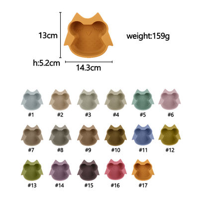 Máquina de lavar louça Safe New Arrivals Owl Shape do grupo da bacia do silicone da micro-ondas
