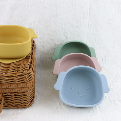 a bacia da forma do cão do silicone 4-Piece ajustou reusável flexível durável