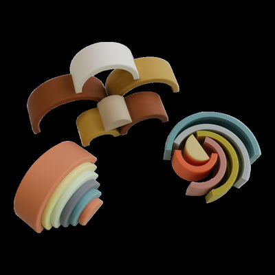 Puzzle de silicone não tóxico de diversão e estimulação mental
