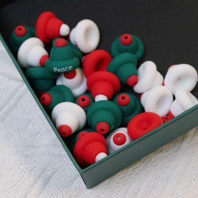 Chapéu de Natal 3D de silicone para crianças