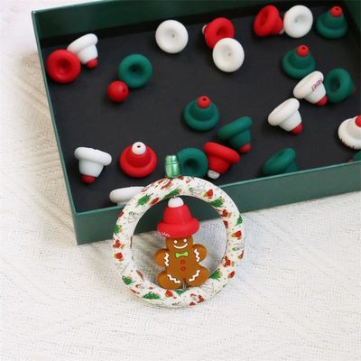 Chapéu de Natal 3D de silicone para crianças