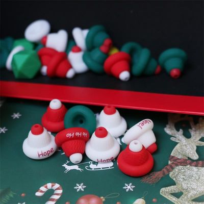 Paisen fabricante personalizado durável divertida série de Natal contas 100% seguro focos de silicone para profissional