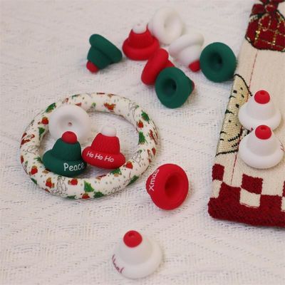 Paisen fabricante personalizado durável divertida série de Natal contas 100% seguro focos de silicone para profissional