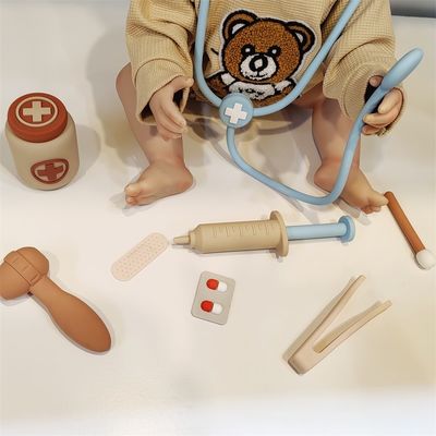 Brinquedos médicos de silicone personalizados para bebés como imagem perfeita para o desenvolvimento sensorial