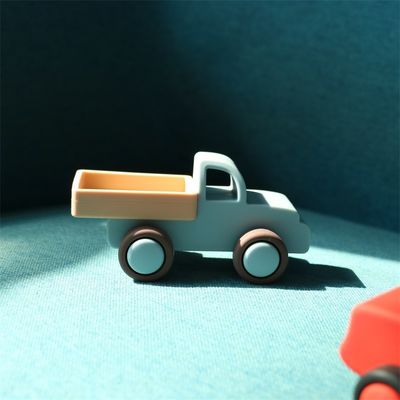 Brinquedos de carro de silicone para bebés em execução Carros de veículos de silicone crianças brincando