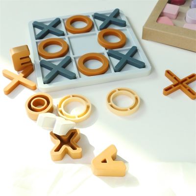 Wholesale Full Silicone XO Puzzles Logotipo personalizado Marca bebê brinquedos educacionais de silicone