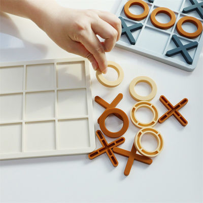 Wholesale Full Silicone XO Puzzles Logotipo personalizado Marca bebê brinquedos educacionais de silicone