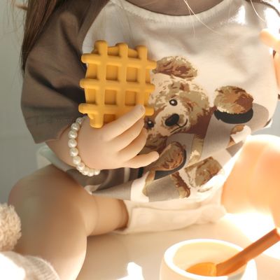 Produtos de silicone para bebés com brinquedos de silicone com tetera
