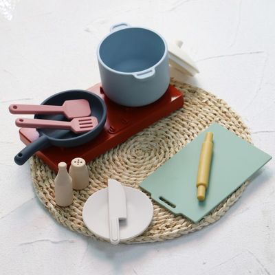 Fábrica Nova Chegada Finge Jogar Kitchen Toys Montessori Educação Silica Gel Kitchen Silicone Toy
