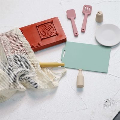 Fábrica Nova Chegada Finge Jogar Kitchen Toys Montessori Educação Silica Gel Kitchen Silicone Toy