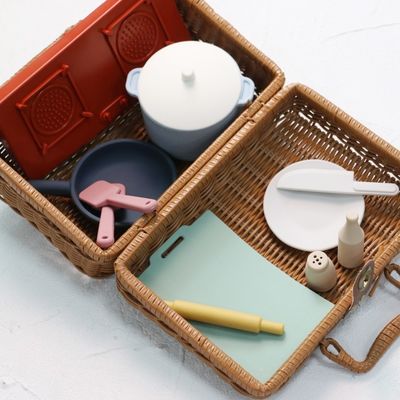 Fábrica Nova Chegada Finge Jogar Kitchen Toys Montessori Educação Silica Gel Kitchen Silicone Toy