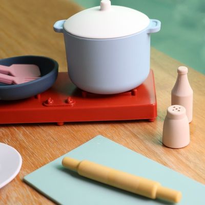 Fábrica Nova Chegada Finge Jogar Kitchen Toys Montessori Educação Silica Gel Kitchen Silicone Toy