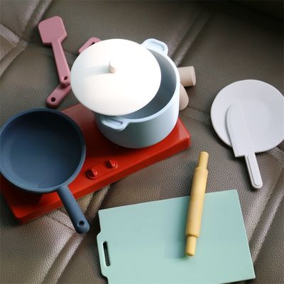 Fábrica Nova Chegada Finge Jogar Kitchen Toys Montessori Educação Silica Gel Kitchen Silicone Toy