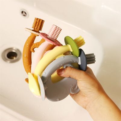 BPA Free Teether Silicone textura macia fácil de segurar ajuda com dor de dentição alívio de dentes melhores brinquedos de dentição do bebê