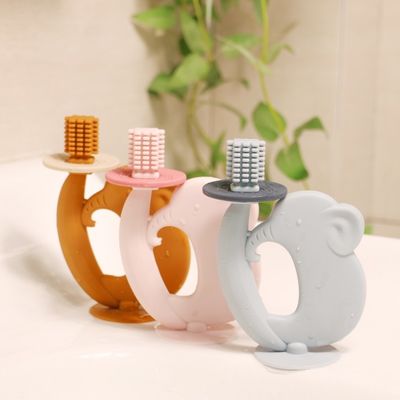 BPA Free Teether Silicone textura macia fácil de segurar ajuda com dor de dentição alívio de dentes melhores brinquedos de dentição do bebê