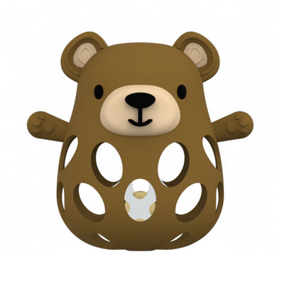 Animal Fox And Bear Grade Medical Relief para Bebês 0-6 Meses Acalma Dores de Dentes Dentes de silicone para bebês com fácil agarrar