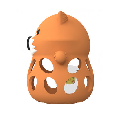 Fábrica de silicone personalizado 3D raposa animal bpa livre alimento de qualidade de silicone brinquedos de dentição de cascavel dentadores de bebê