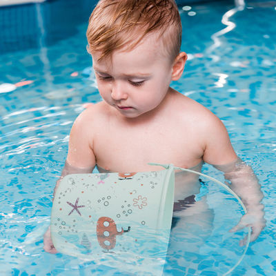 BSCI fábrica atacado personalizado EN71 testado impressão de transferência de calor silicone branco claro Kit de brinquedos para bebês brinquedos de praia de areia para crianças