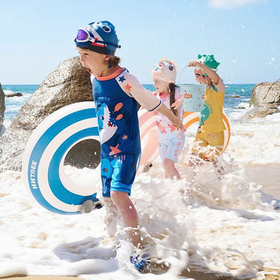 BSCI fábrica atacado personalizado EN71 testado impressão de transferência de calor silicone branco claro Kit de brinquedos para bebês brinquedos de praia de areia para crianças