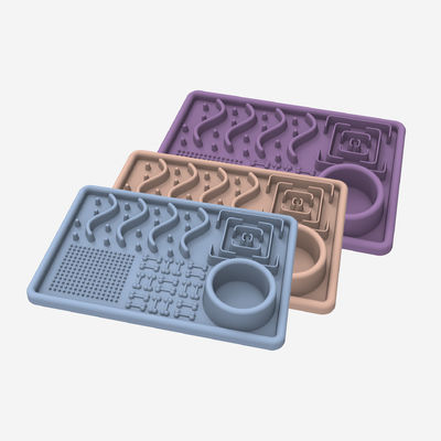Não-tóxico feeder de cães de silicone feito sob encomenda Slow Lick Food