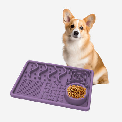 Não-tóxico feeder de cães de silicone feito sob encomenda Slow Lick Food
