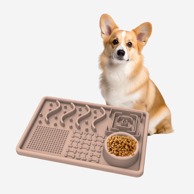 Não-tóxico feeder de cães de silicone feito sob encomenda Slow Lick Food