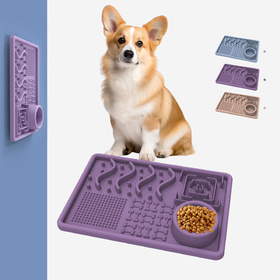 Não-tóxico feeder de cães de silicone feito sob encomenda Slow Lick Food