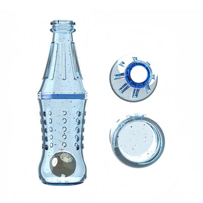 BPA de alta qualidade livre de alimentos de silicone de qualidade de cães de estimação de treinamento de garrafas brinquedos slow feeder lanche lamber garrafas de silicone de alimentos brinquedo