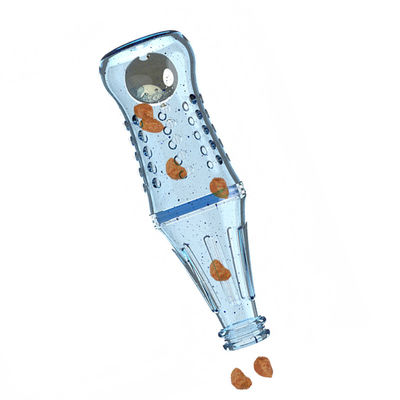 BPA de alta qualidade livre de alimentos de silicone de qualidade de cães de estimação de treinamento de garrafas brinquedos slow feeder lanche lamber garrafas de silicone de alimentos brinquedo