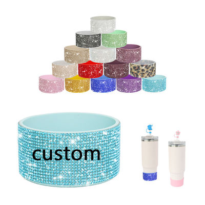Botelha de silicone carrinho de amortecedor para quencher 40 oz 7.5cm Tumbler Boot Stanley Cup garrafas de silicone fundo de tampa